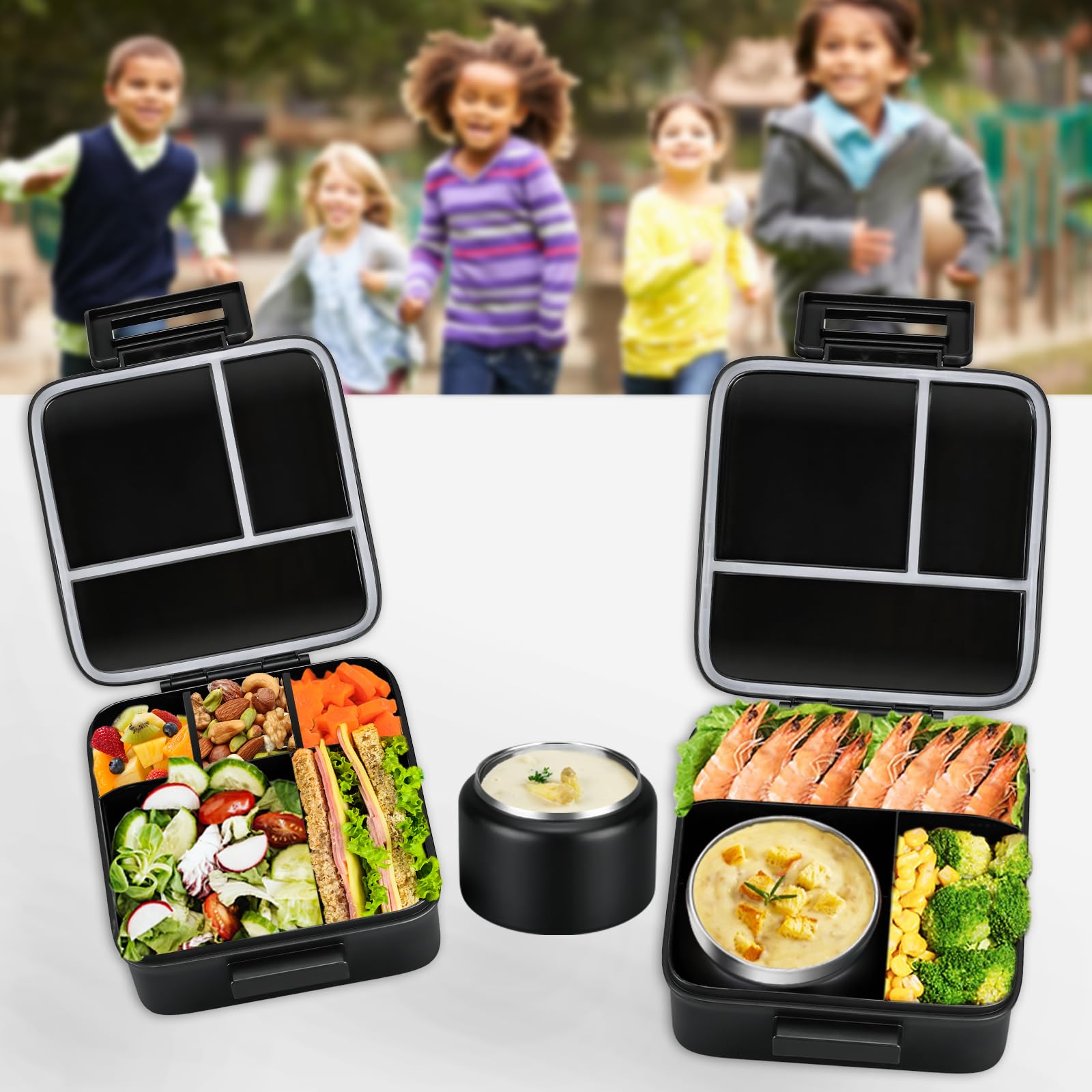 MAISON HUIS Leak-proof Lid prevents spills in backpacks