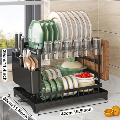 Maivotaf 360-degree drainage spout directs water into sink