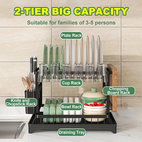 Maivotaf cup rack and mug holder keeps drinkware neatly separated