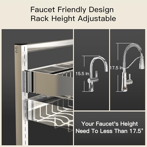MAJALiS brushed-silver finish adds modern style to any kitchen.