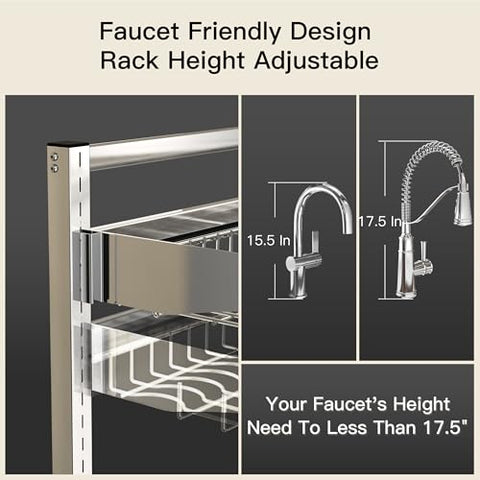 MAJALiS brushed-silver finish adds modern style to any kitchen.