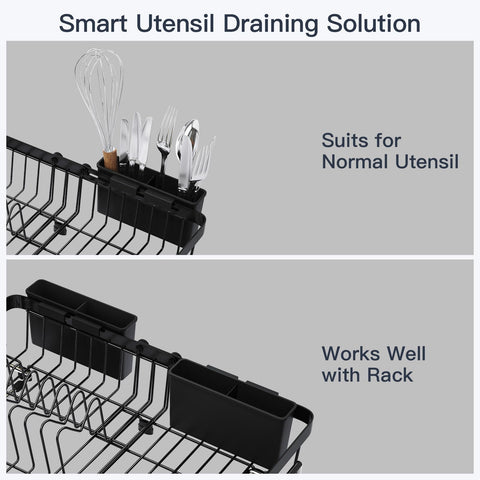 MAJALiS deep drainer compartment directing water into the sink