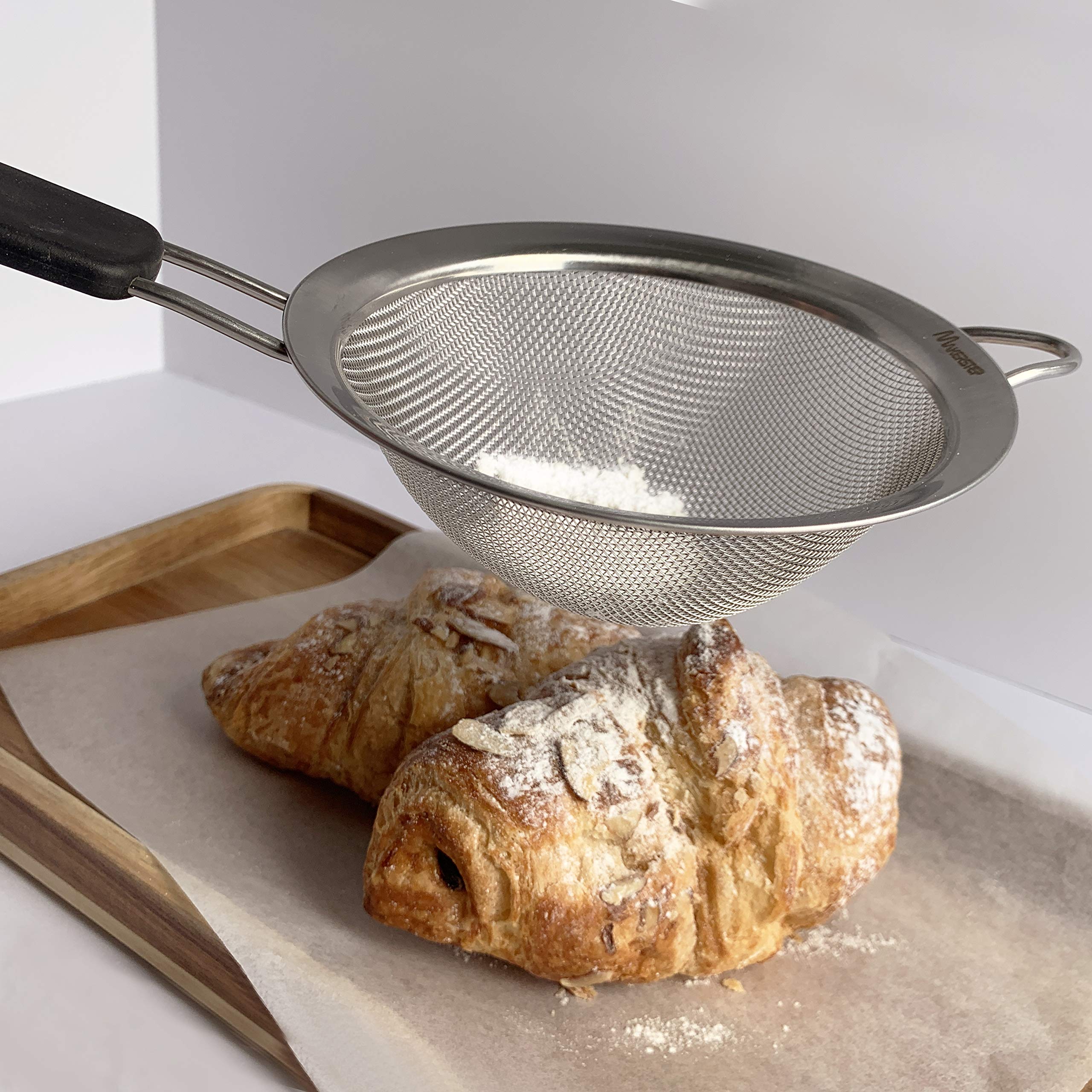 Makerstep dishwasher-safe strainer easy to clean after boiling