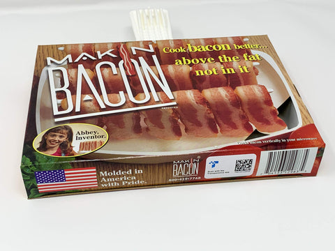 MAKIN BACON drip bars aid even cooking and fat reduction