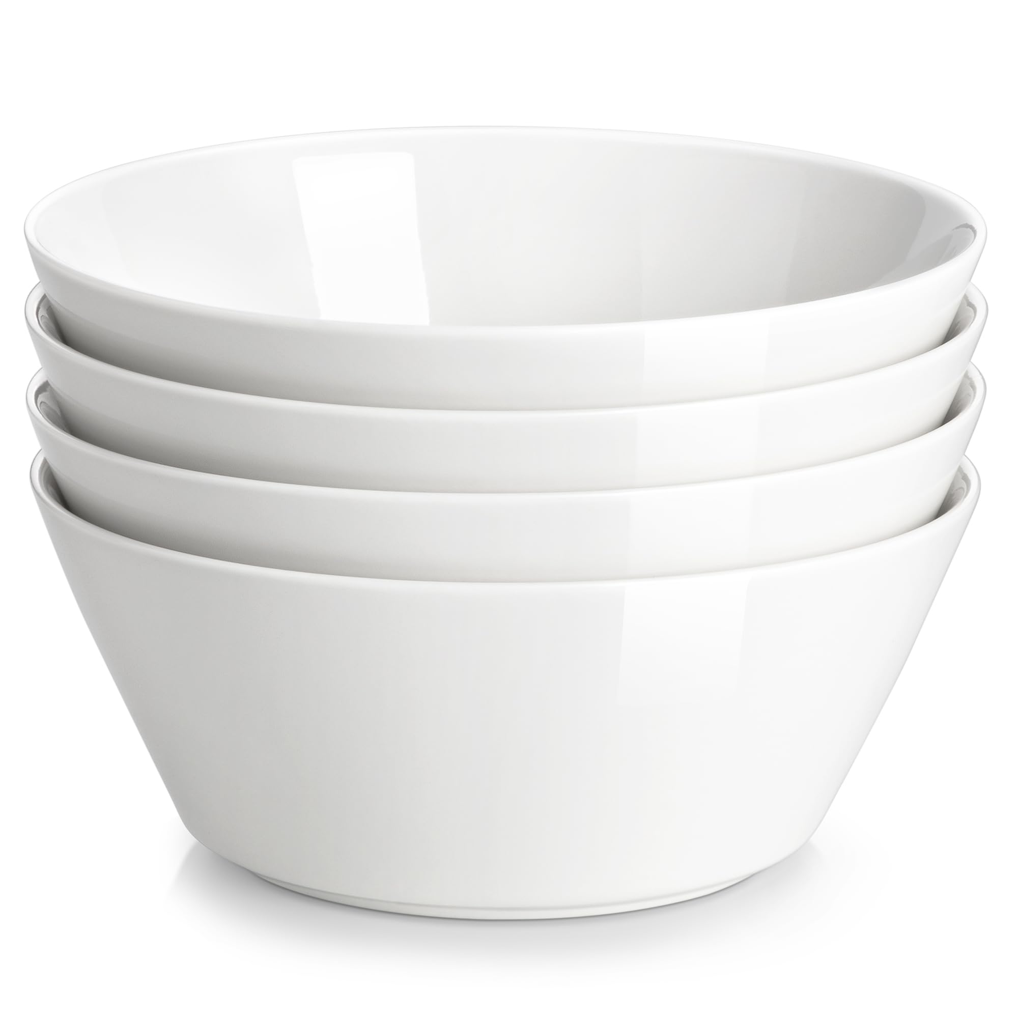 MALACASA 35oz soup bowls set on table, ideal for family meals