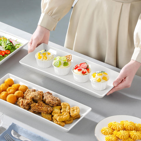 MALACASA appetizers and desserts stand arranged for stylish party setting