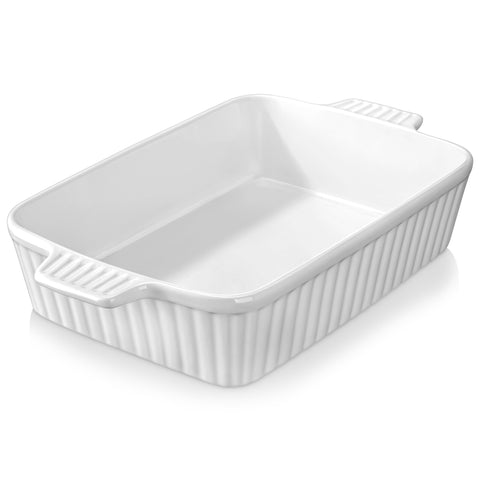 MALACASA bake dish, oven-ready design for lasagna and family meals.