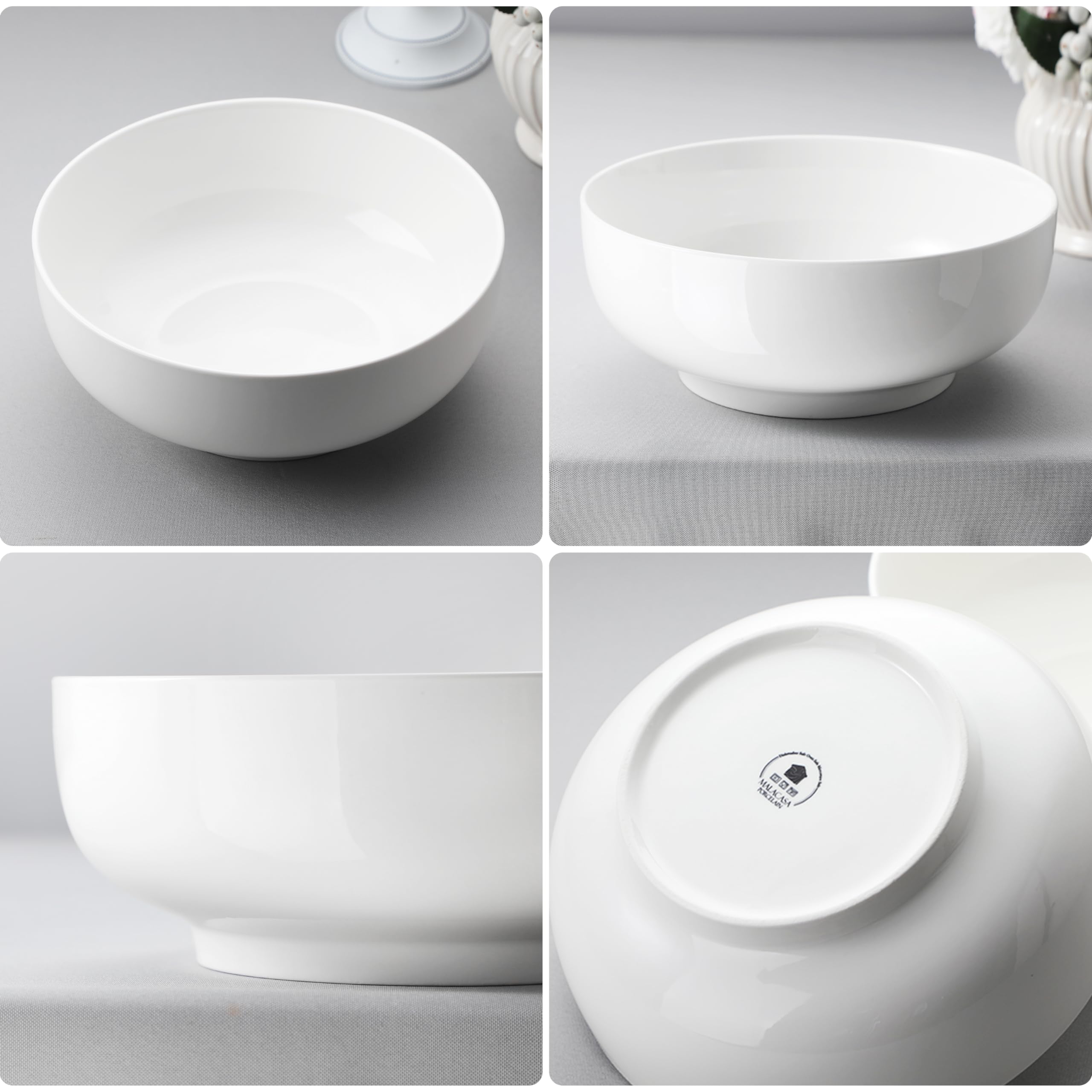 MALACASA porcelain bowls enhance entertaining and gifting moments.