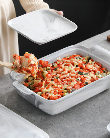 MALACASA casserole dish makes a stylish gift for holidays.