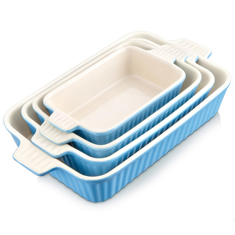 Malacasa 14-7 inch blue casserole dish, ideal for large roasts and batch cooking.