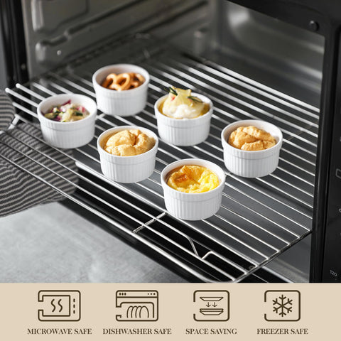 MALACASA dipping bowls, 2oz ramekins for sauces and condiments.