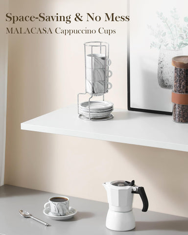 MALACASA dishwasher-safe porcelain ensures easy cleanup after gatherings