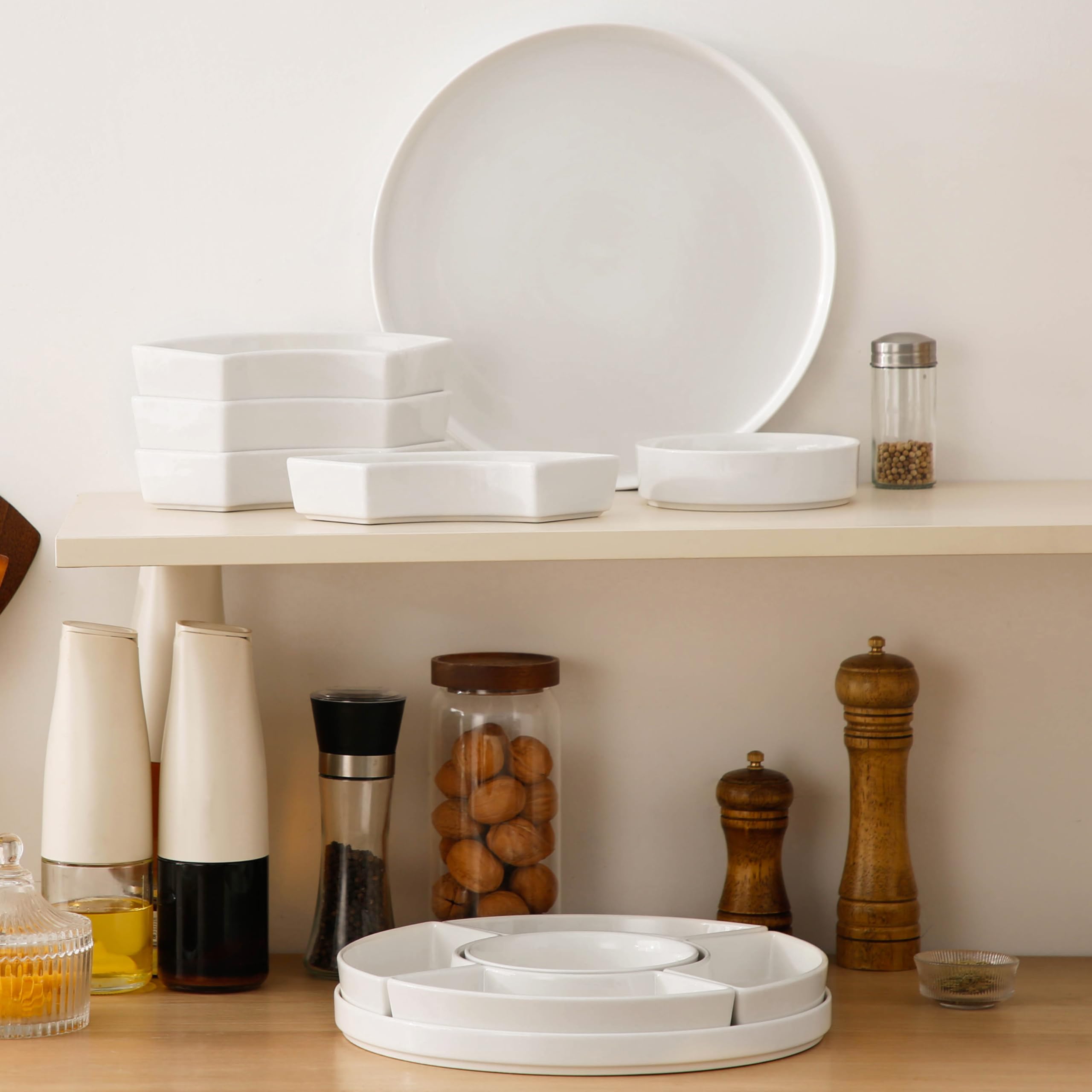 MALACASA entertaining serve set combines style and practicality for gatherings.