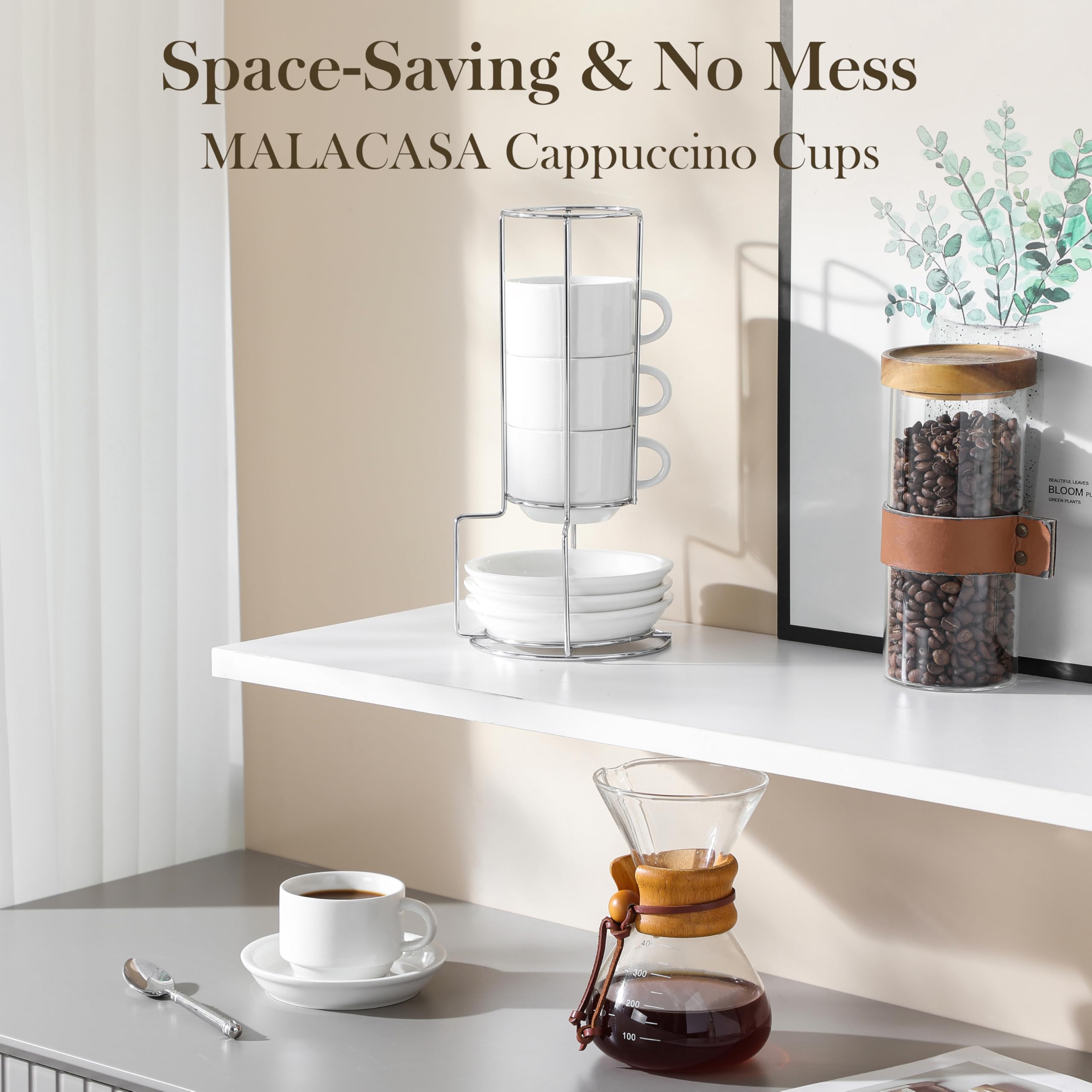 MALACASA cafe-inspired design complements modern kitchens
