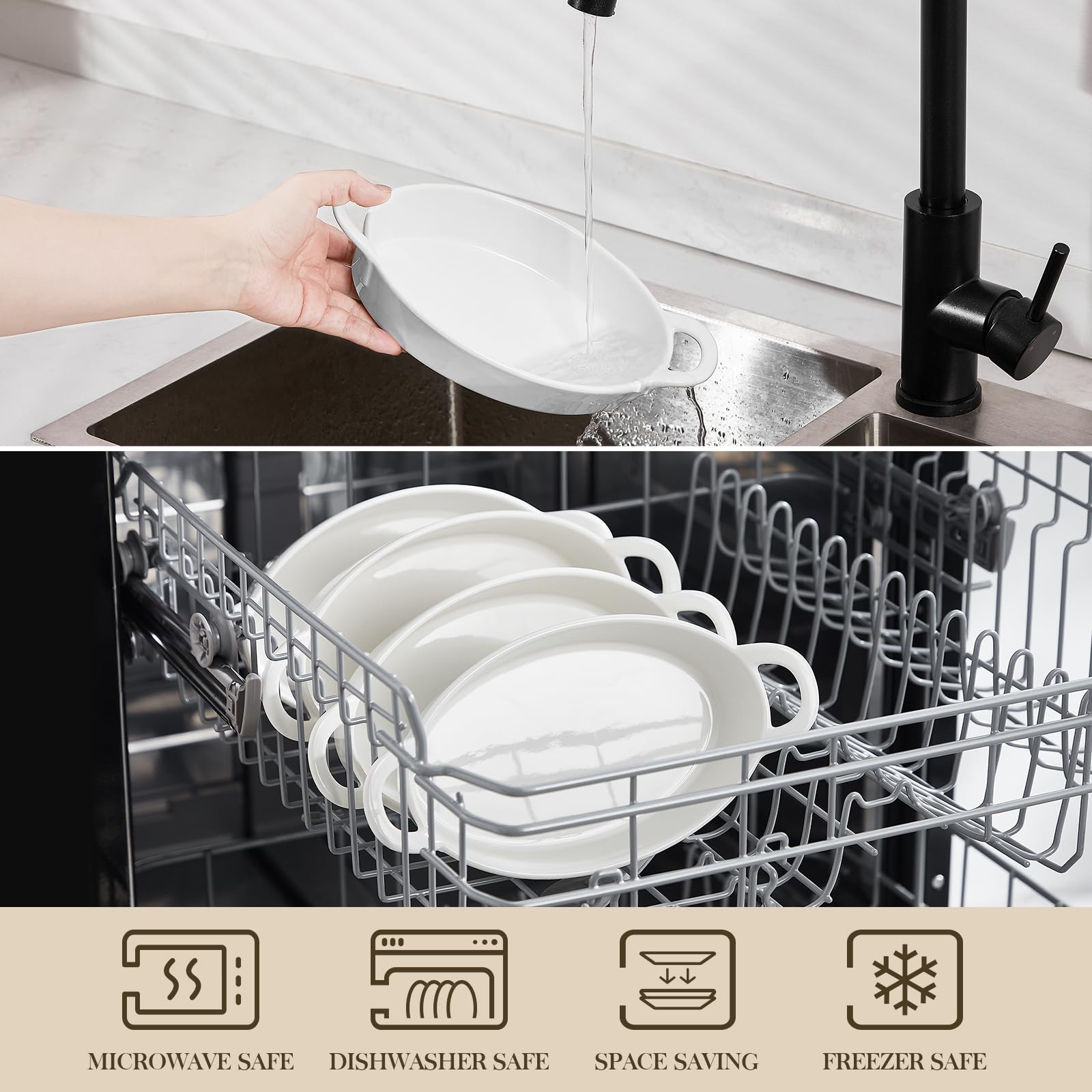 MALACASA even-baking thick walls ensure uniform browning and consistent results