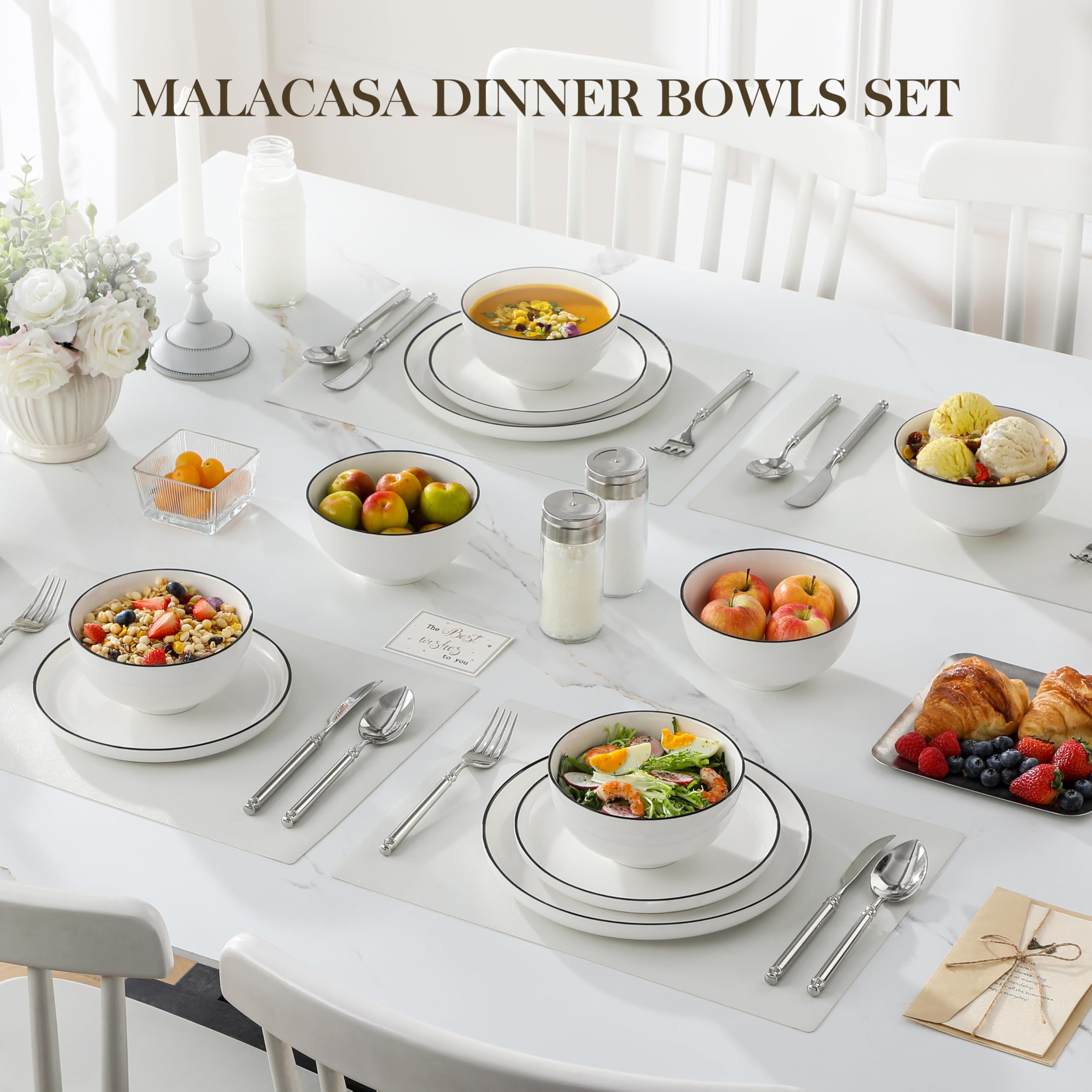 MALACASA gift-ready bowl set makes a thoughtful kitchen present for enthusiasts.