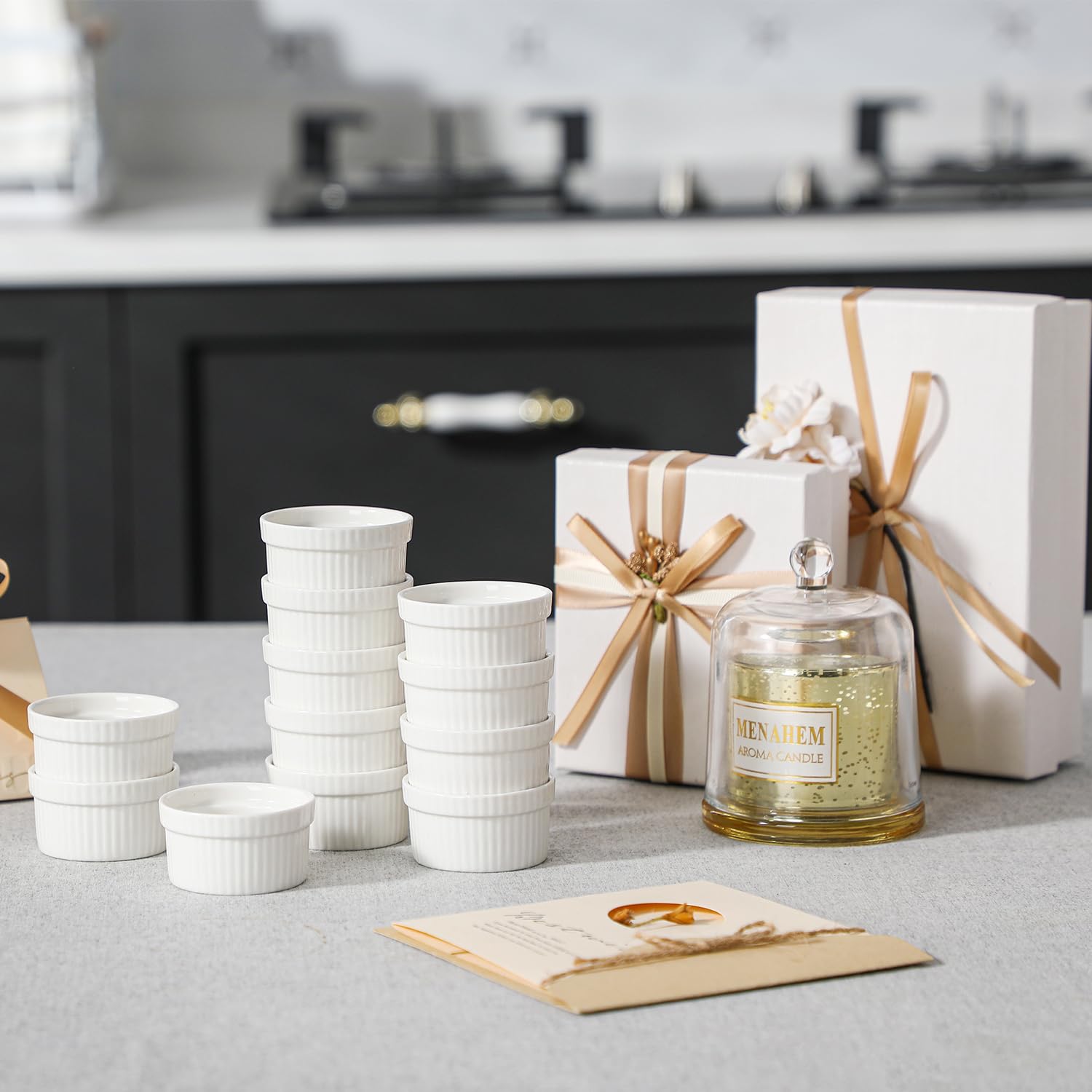 MALACASA giftable ramekin set, perfect for hosts and bake lovers.