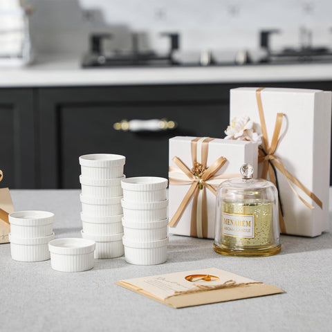 MALACASA giftable ramekin set, perfect for hosts and bake lovers.