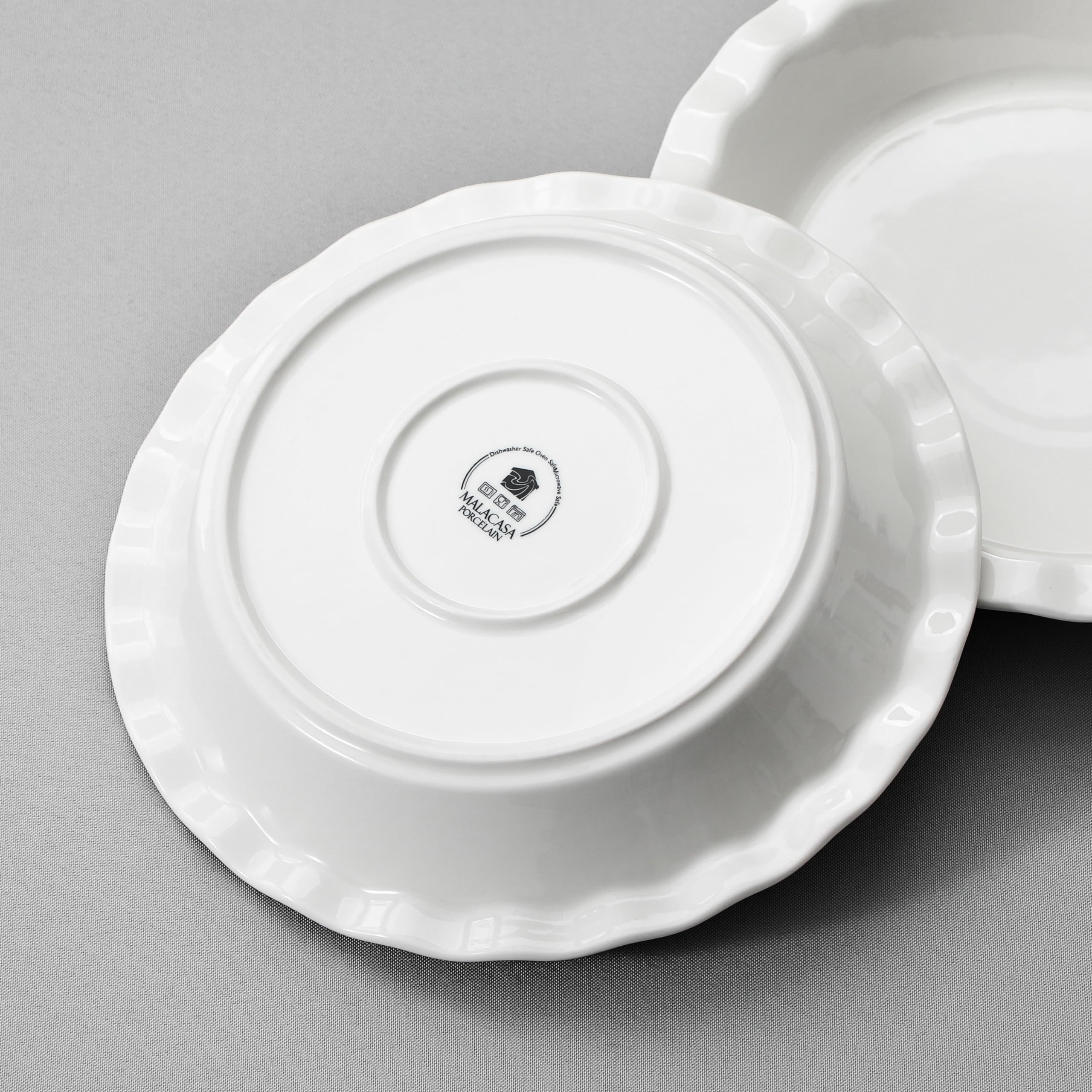 MALACASA hand-finished ceramic adds unique character to bakeware