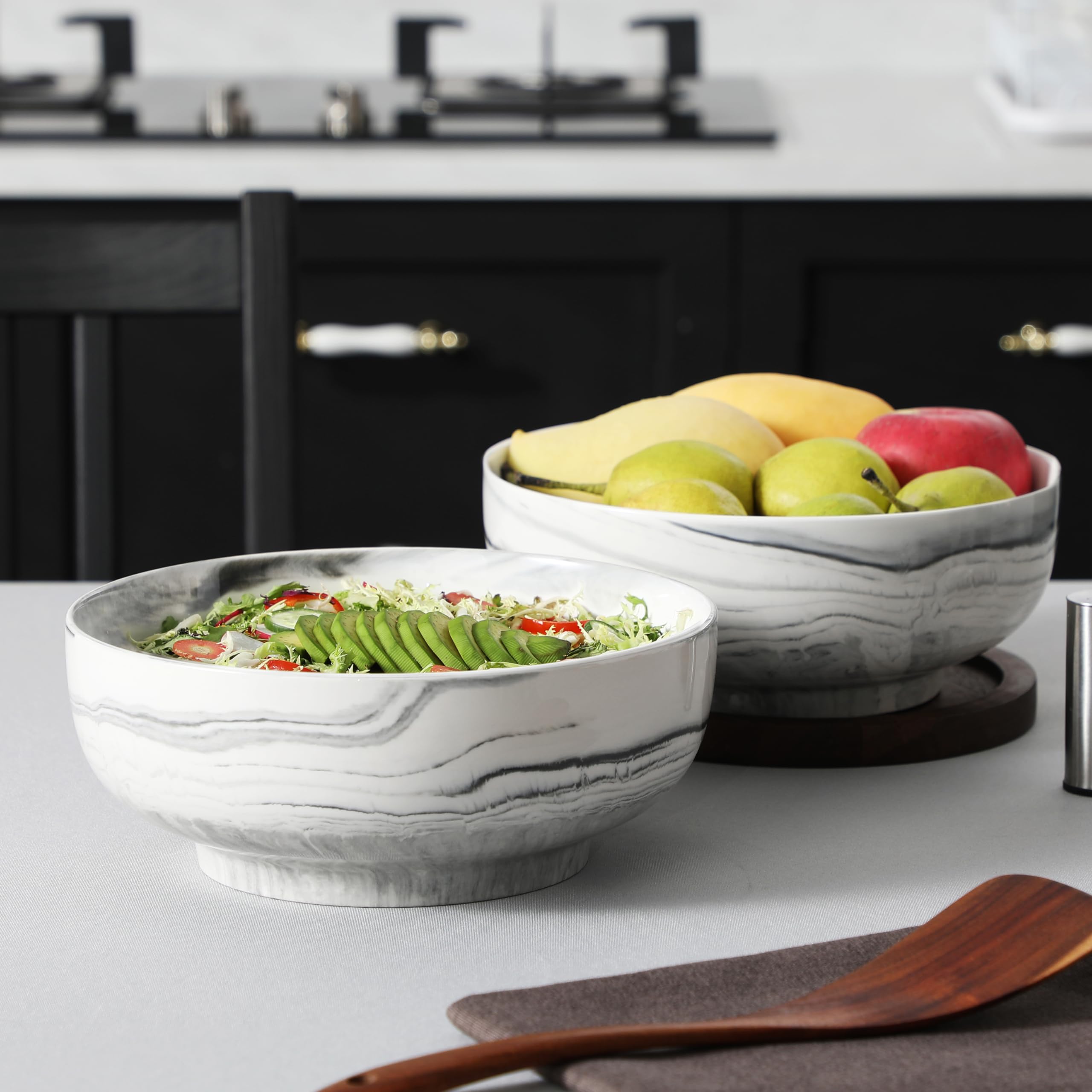 MALACASA bowls enhance holiday tables for Thanksgiving, Christmas, and casual weekend meals.