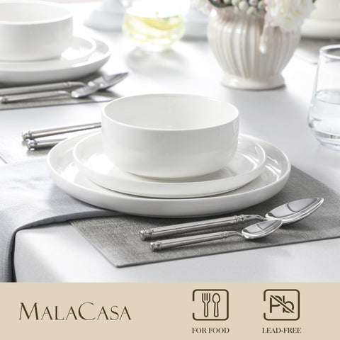 Malacasa Luna 26 oz cereal bowl, dishwasher safe for easy cleanup