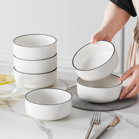 MALACASA LUNA ivory glaze highlights lead-free and cadmium-free safety