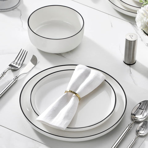 MALACASA Luna microwave and dishwasher safe for quick reheats and easy cleanup.