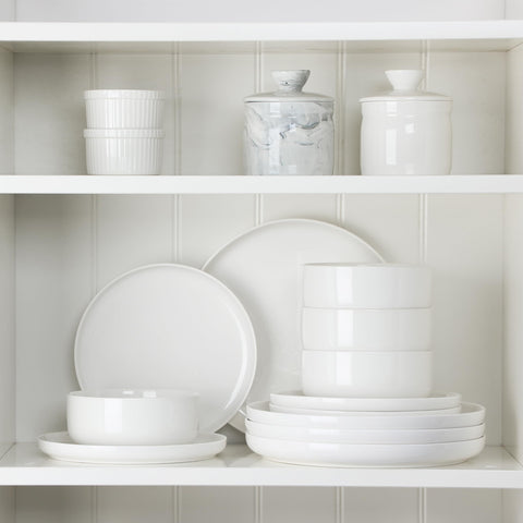 Malacasa Luna stack-and-store design, saves cabinet space