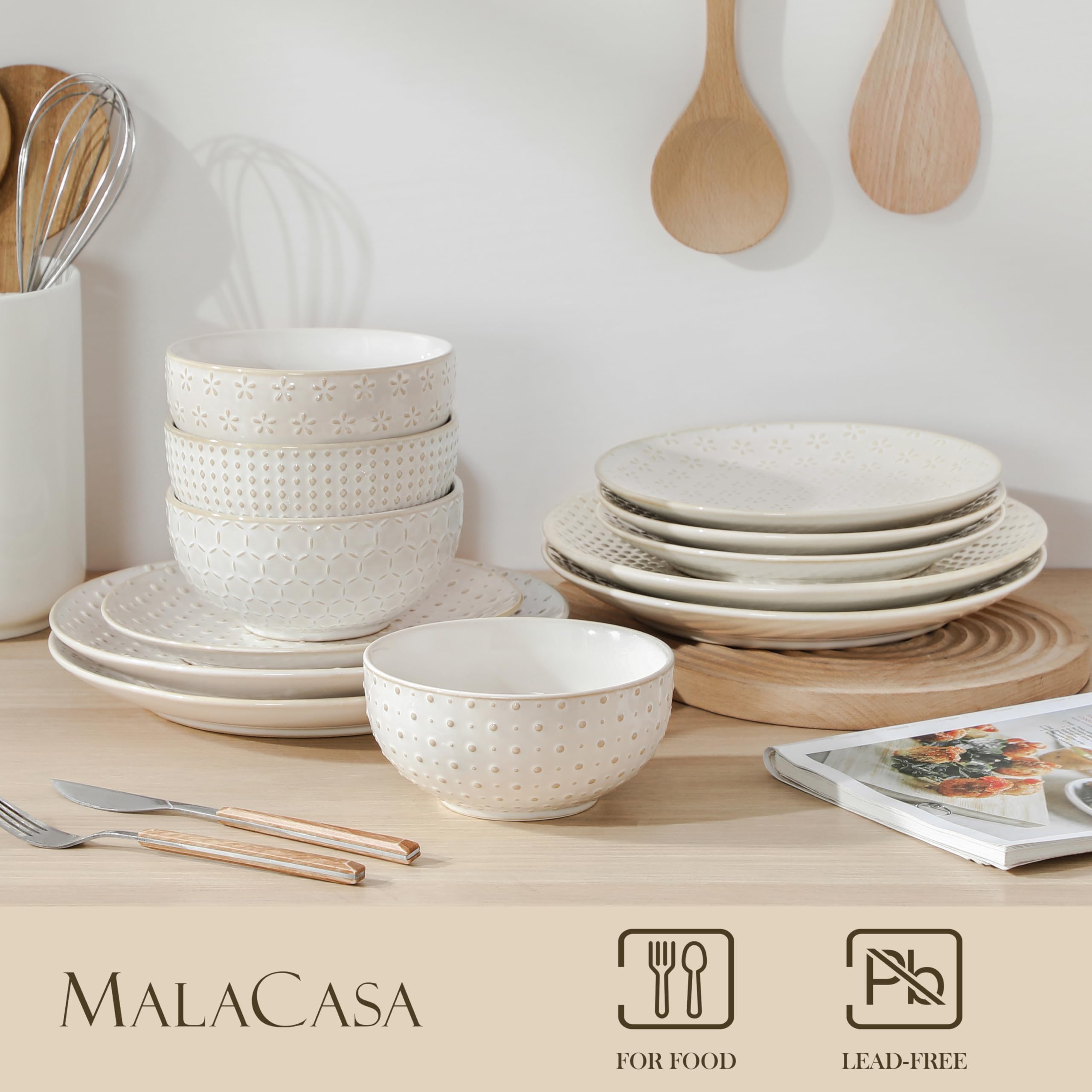 MALACASA LYDIA bowls ready for soups, salads, or desserts