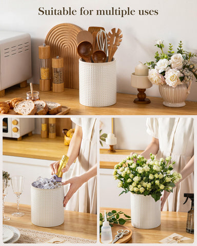 MALACASA Lydia durable ceramic material provides a sturdy base