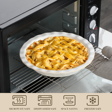 MALACASA Lydia oven-safe and dishwasher-safe bakeware for everyday meals.
