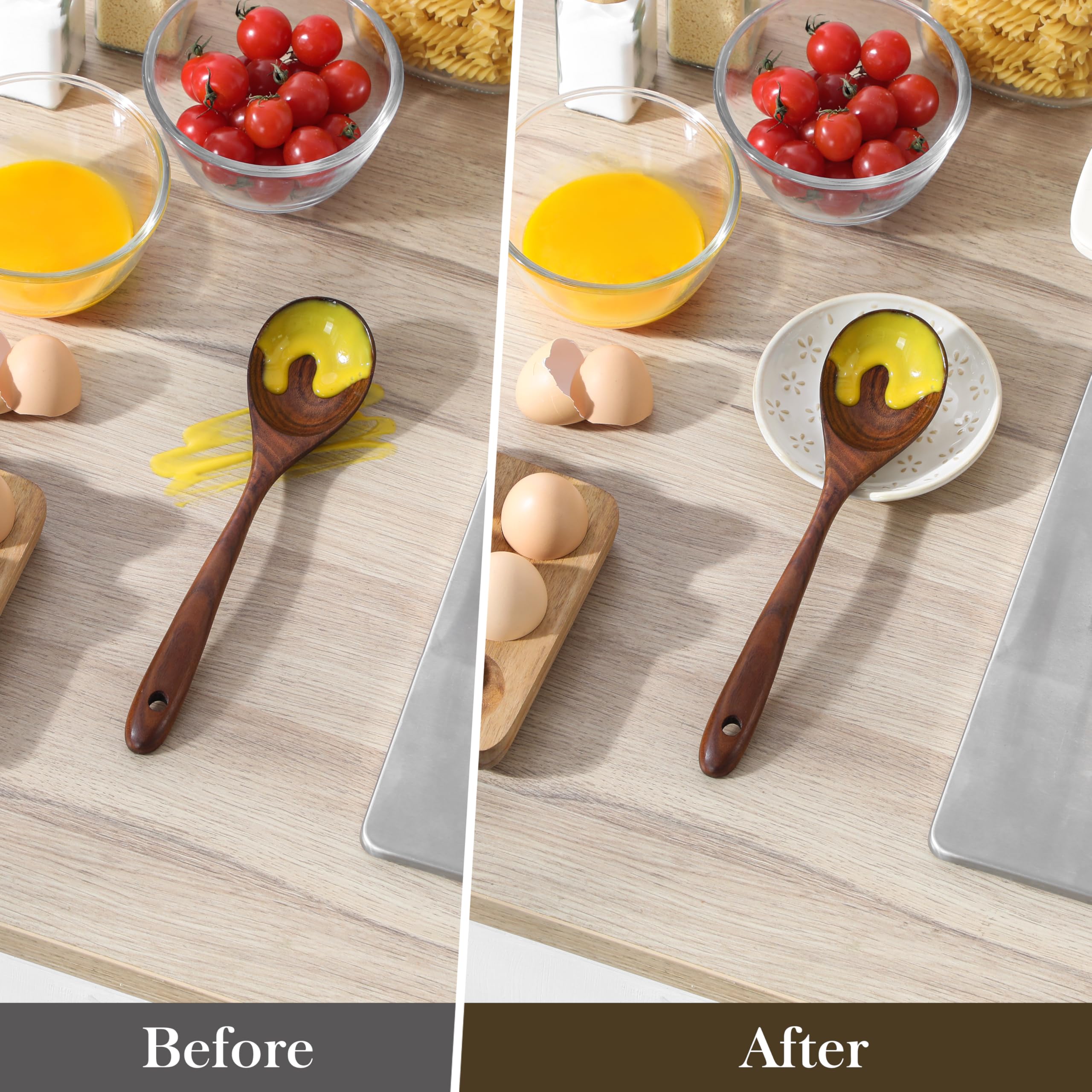 MALACASA Lydia modern farmhouse decor complements any kitchen style.