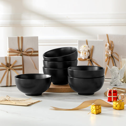 MALACASA microwave and dishwasher safe bowls ready for use