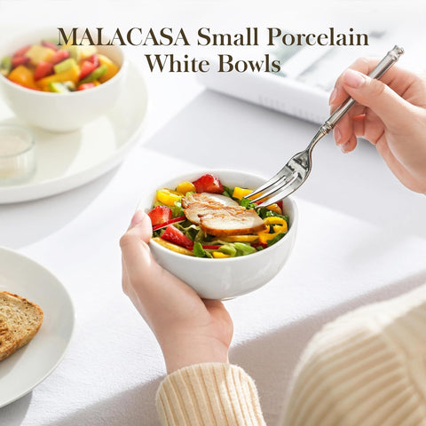 MALACASA microwave-safe bowls for quick heating and convenient meal prep.
