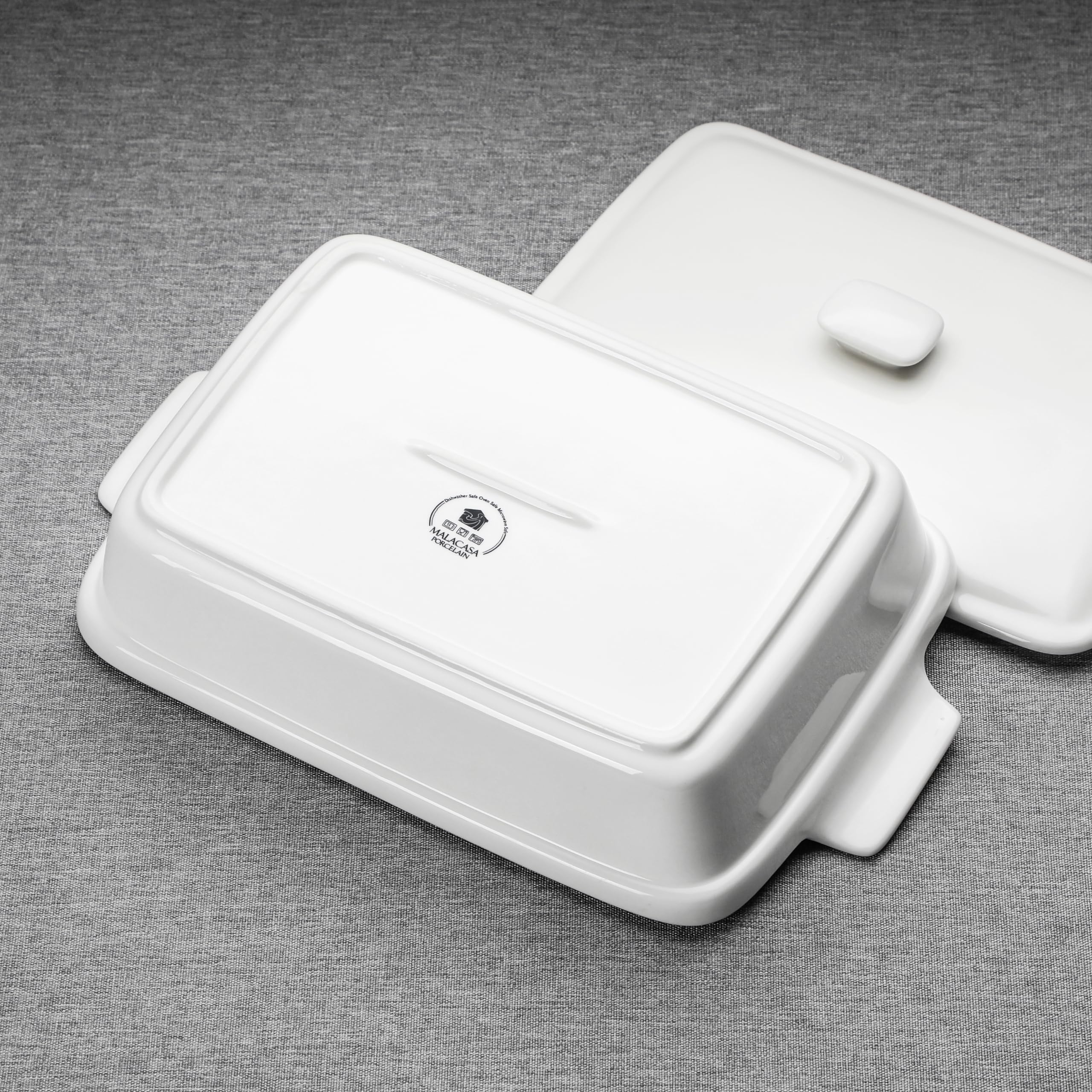 MALACASA 13x9 casserole pan ideal for everyday meals and gatherings