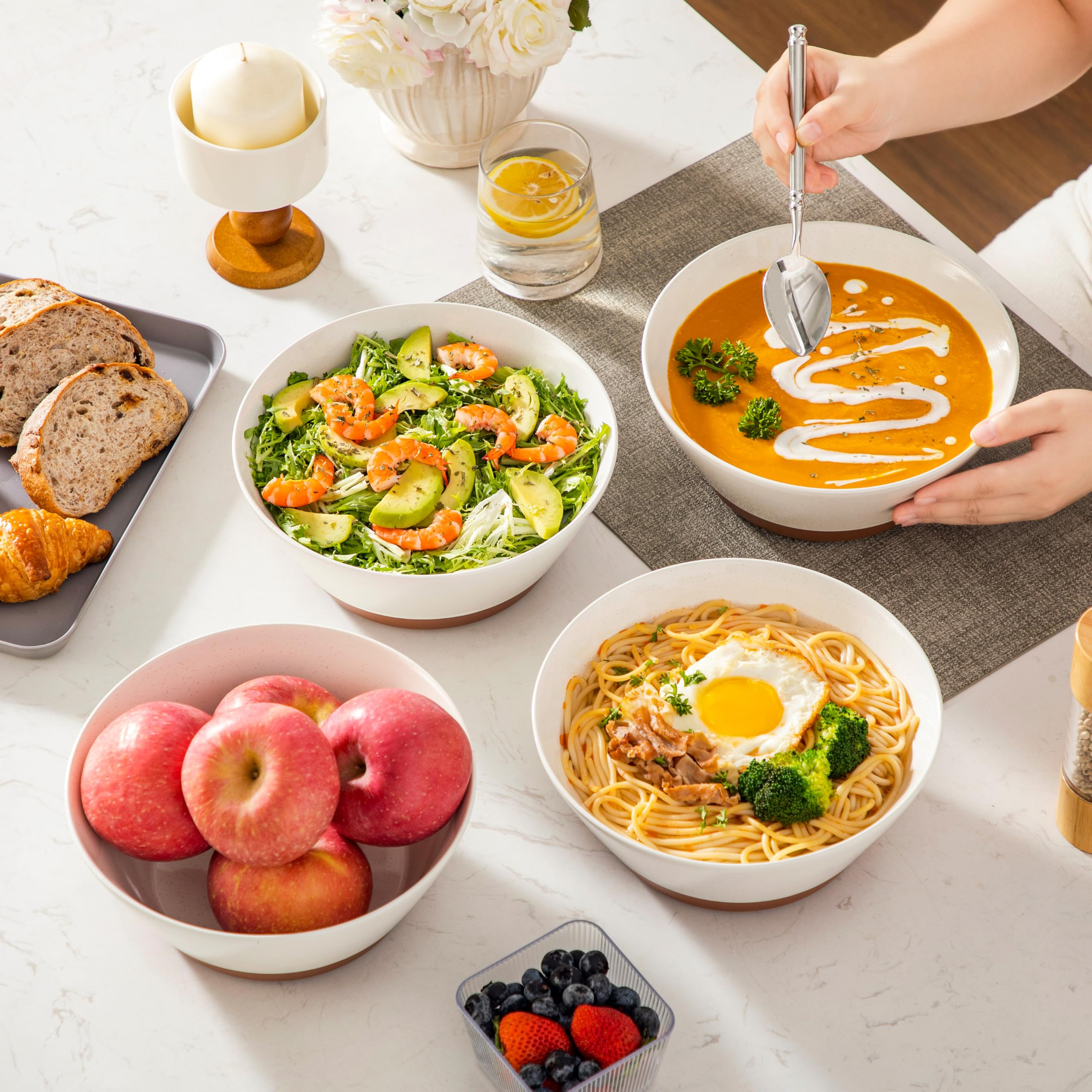 MALACASA multi-use bowls support hot and cold meals