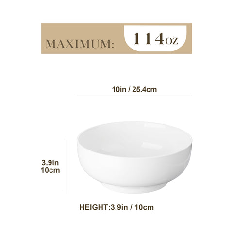 MALACASA porcelain bowls show heavyweight durability for daily use and entertaining.