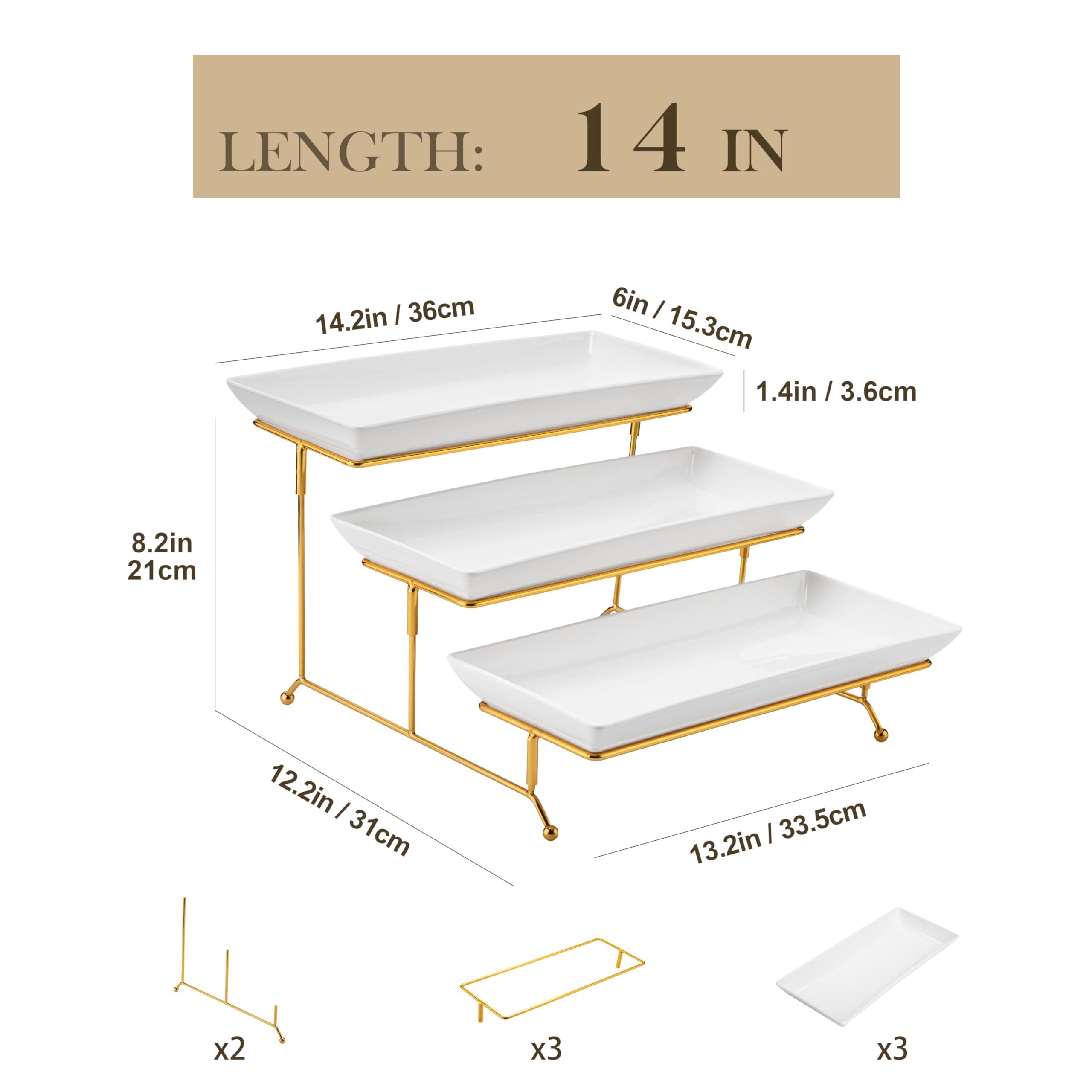 MALACASA porcelain trays in white close view for durable dishware display