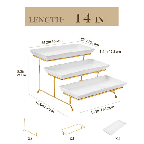 MALACASA porcelain trays in white close view for durable dishware display