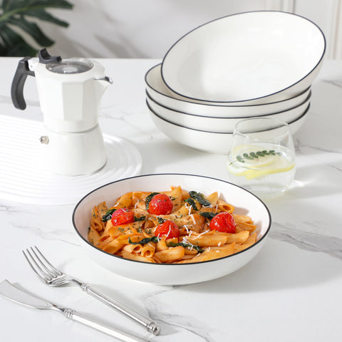 MALACASA stackable bowls save cabinet space for organized kitchens