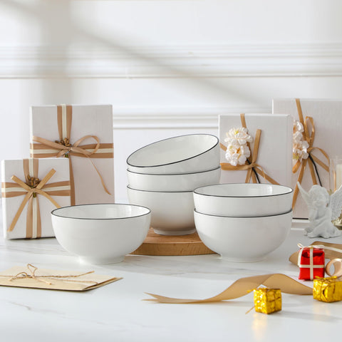 MALACASA restaurant-style bowls elevate table presentation for home dining occasions.
