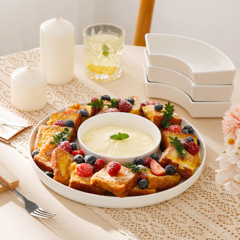 MALACASA smooth porcelain surface supports easy cleaning and care.