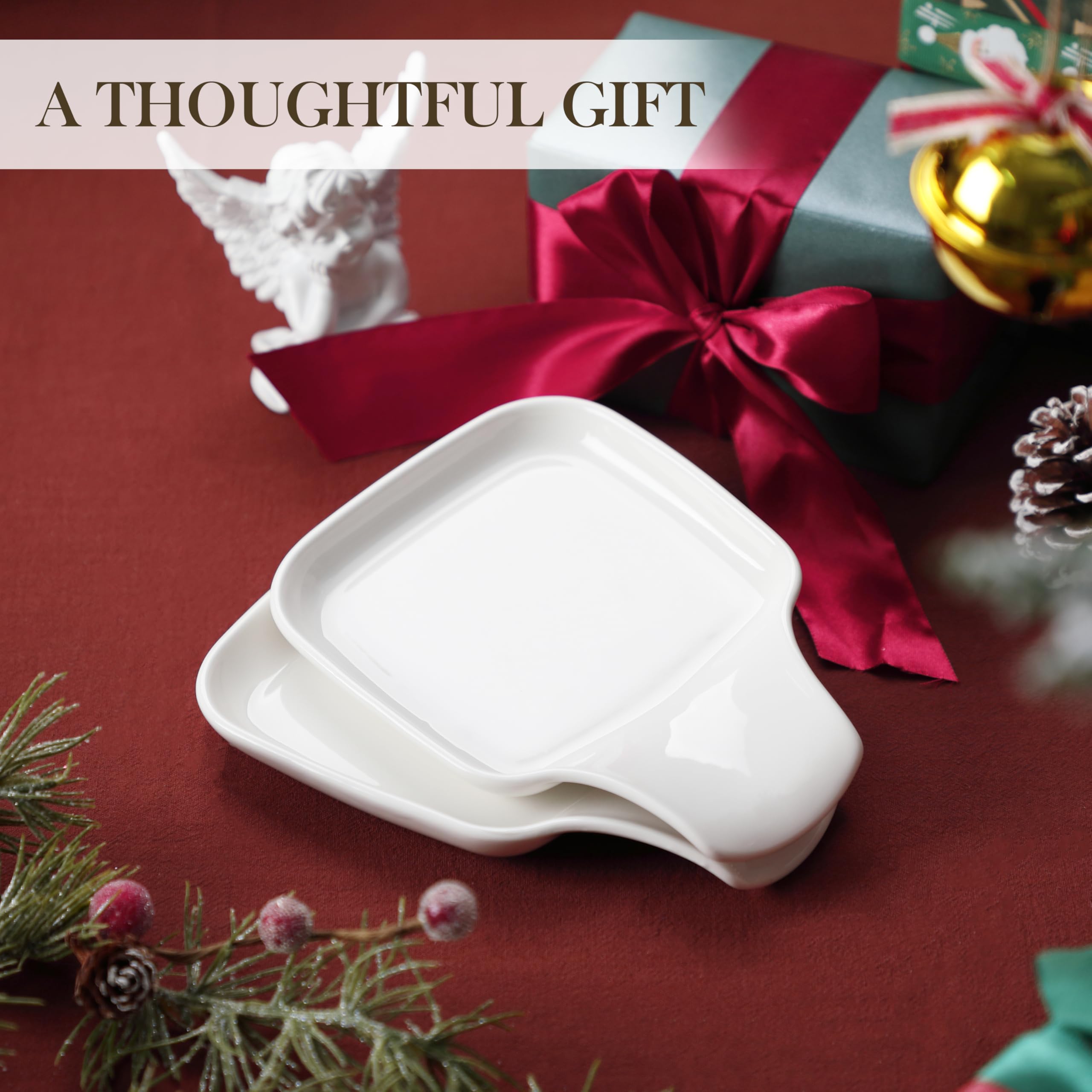 Versatile use as a small tray for keys, jewelry, or condiments.