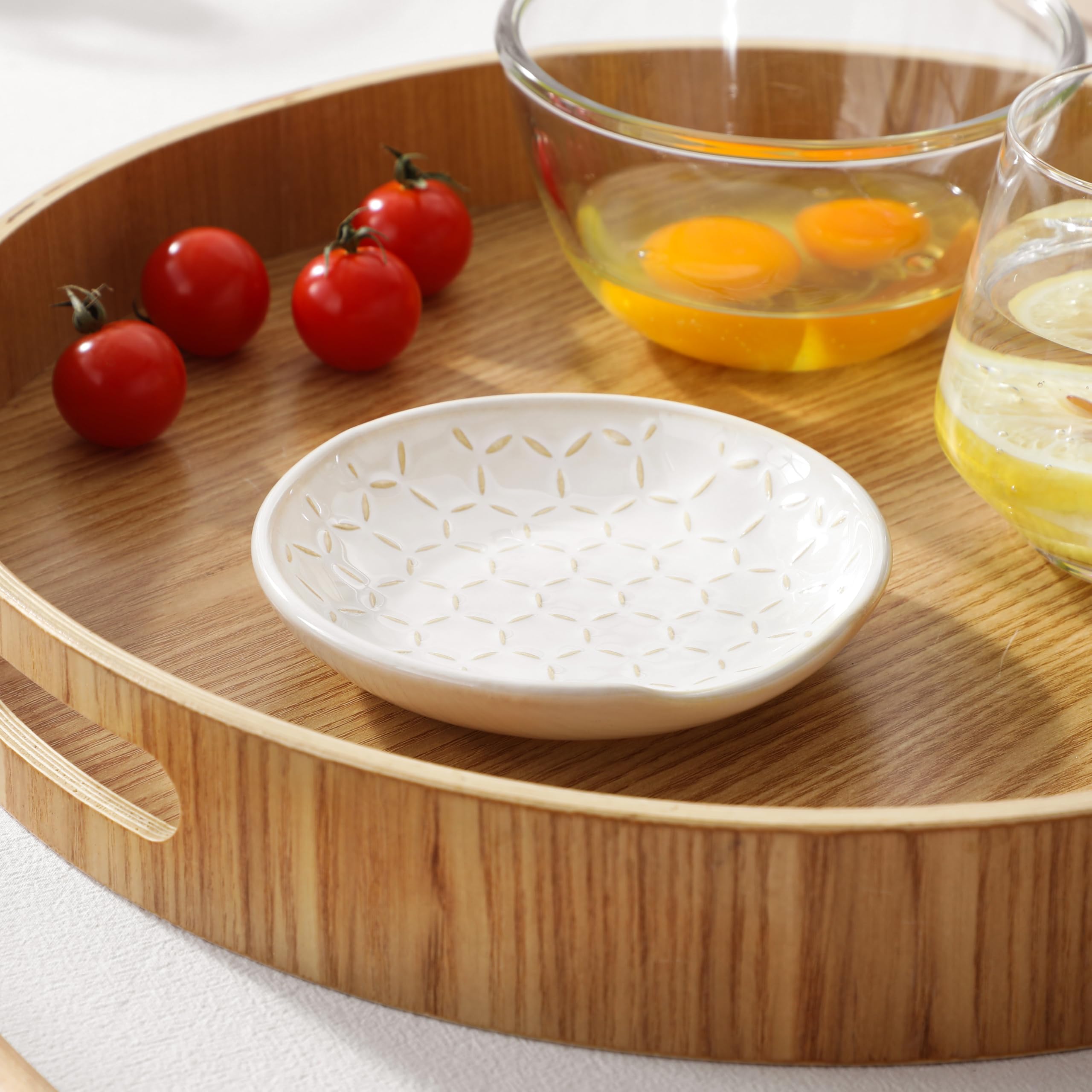 MALACASA spoon rest doubles as a mini spice tray or jewelry holder