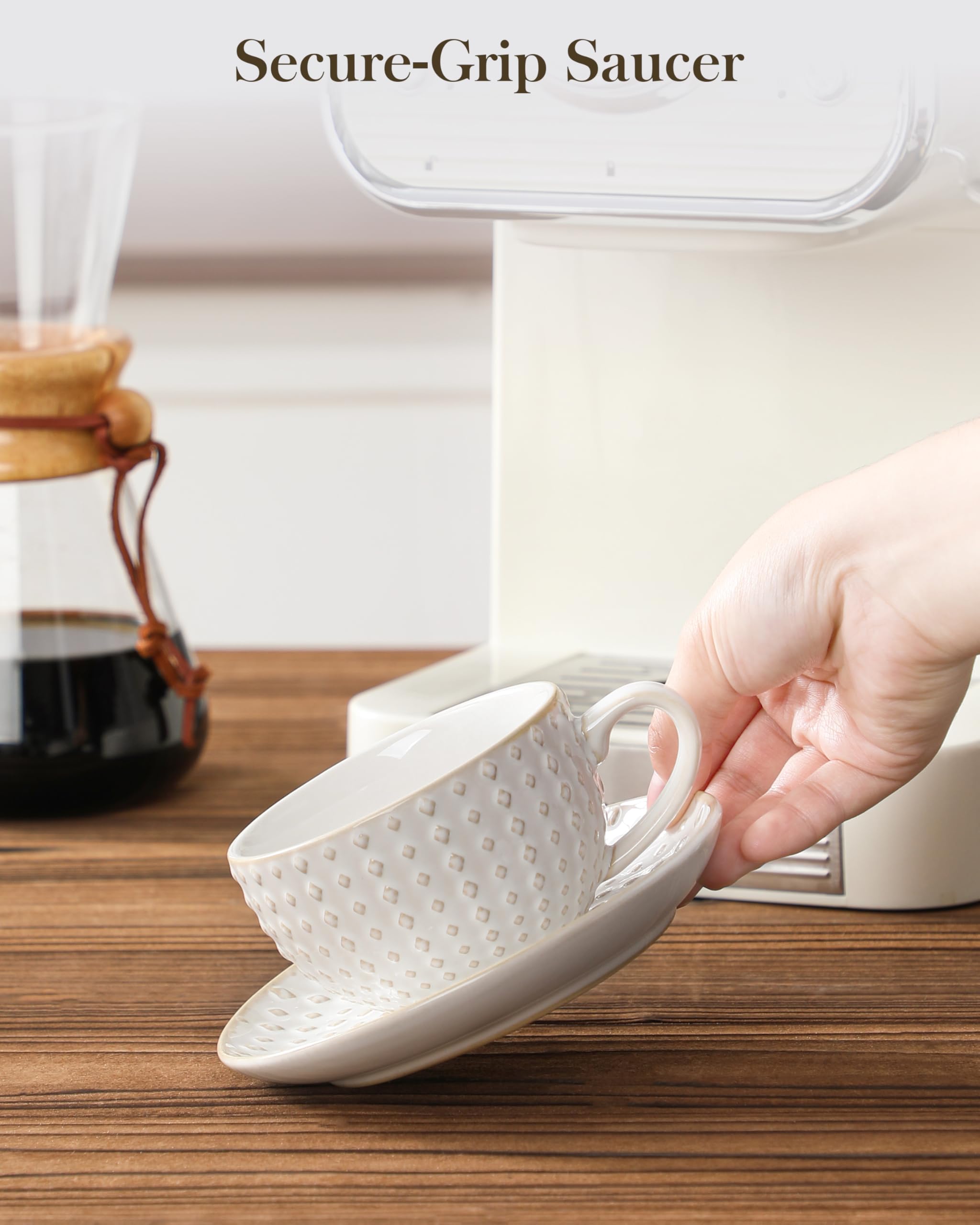 MALACASA stackable design saves cabinet space and simplifies storage.