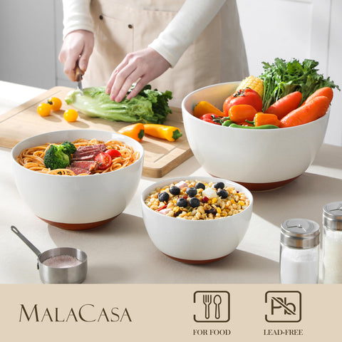 Malacasa Tara 4.38qt dough bowl for large batches