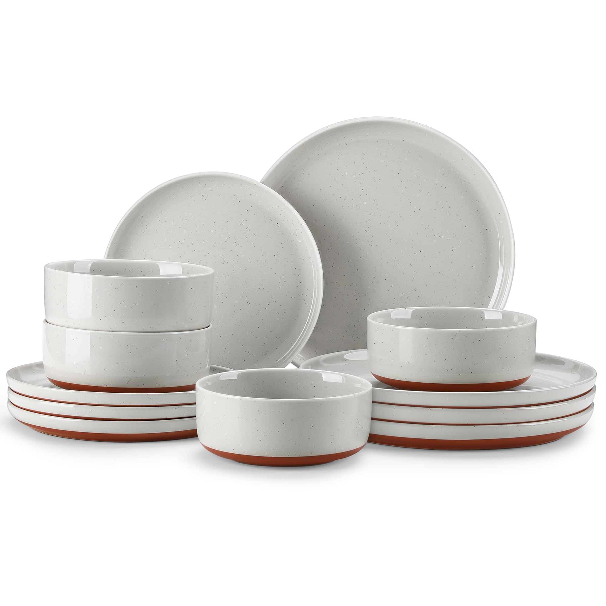 MALACASA Tara dinner plate 10.25 inch with refined finish for everyday meals