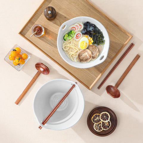 MALACASA Tara two-piece set makes a thoughtful gift for ramen lovers.