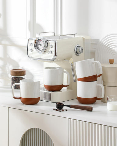 MALACASA Tara mug is microwave-safe for quick reheating.