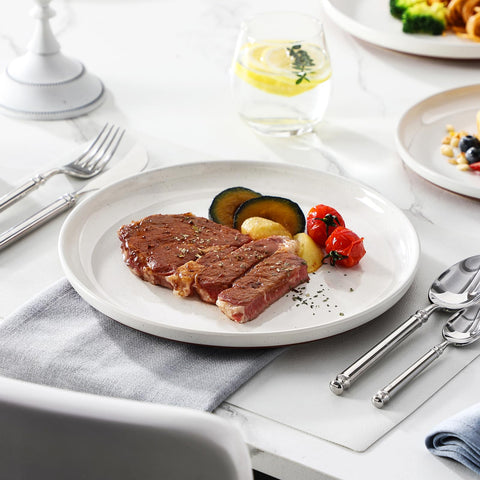 MALACASA Tara service-for-four setup, ready to host family meals with style.